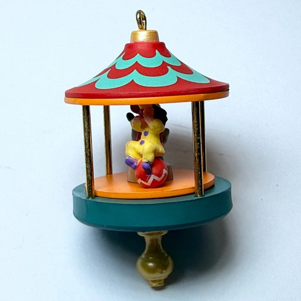 Hallmark Keepsake Ornament 1996 Santas Little Big Top Ken Crow Circus Carousel